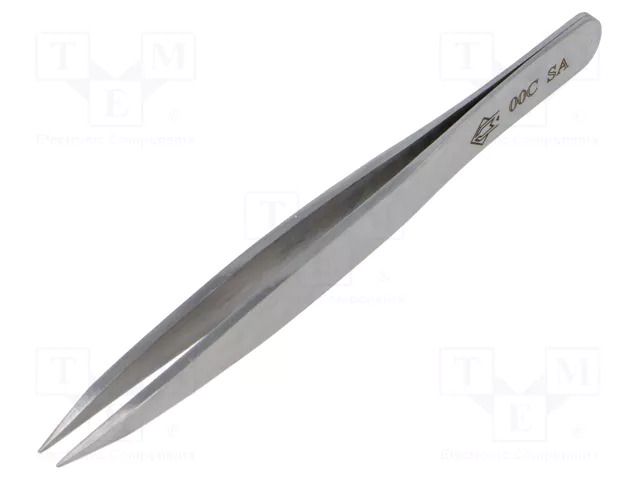 Tweezers; 105mm; for precision works; Blade tip shape: flat PIERGIACOMI PG-00C-SA