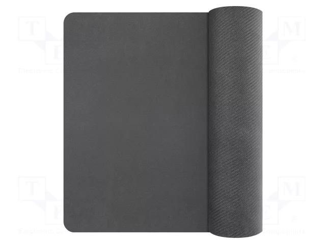 Pad; black; mouse; Features: labelling-friendly surface; 1pcs. NATEC NPP-2039