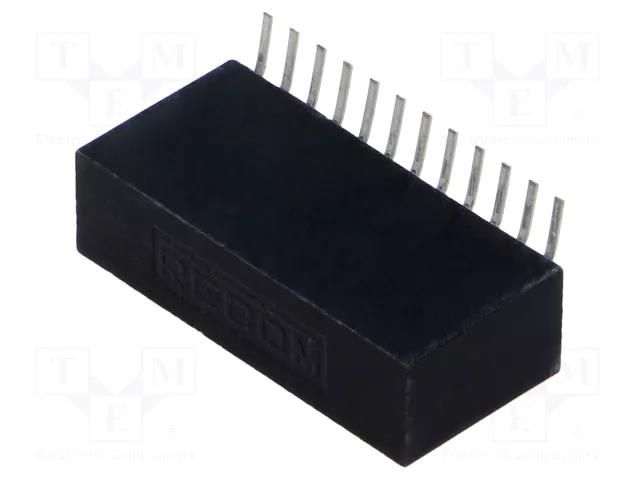 Converter: DC/DC; 15W; Uin: 6.5÷28VDC; Uout: 5VDC; Iout: 3A; SIP12 RECOM R-735.0D