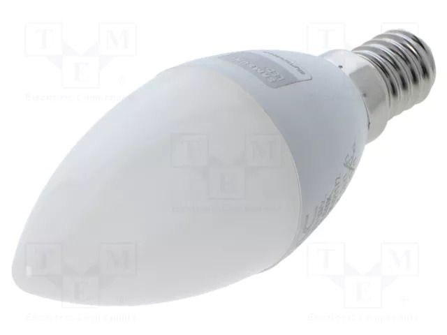 LED lamp; neutral white; E14; 220/240VAC; 470lm; P: 4.5W; 180° V-TAC 3800157698627