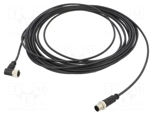 Cable: for sensors/automation; M12; PIN: 4; unshielded; plug; PUR HARTING C21320000000031