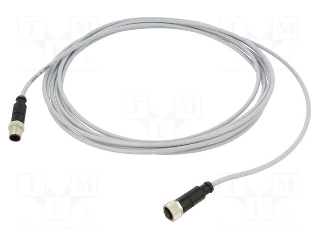 Cable: for sensors/automation; PIN: 3; plug; PVC; 5m HARTING C21320000000065