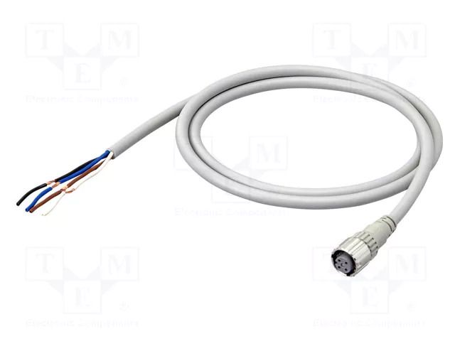Cable: for sensors/automation; M12; straight OMRON XS5FD421E80F