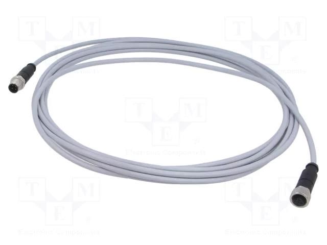 Cable: for sensors/automation; PIN: 4; plug; PVC; 5m HARTING C21320000000003
