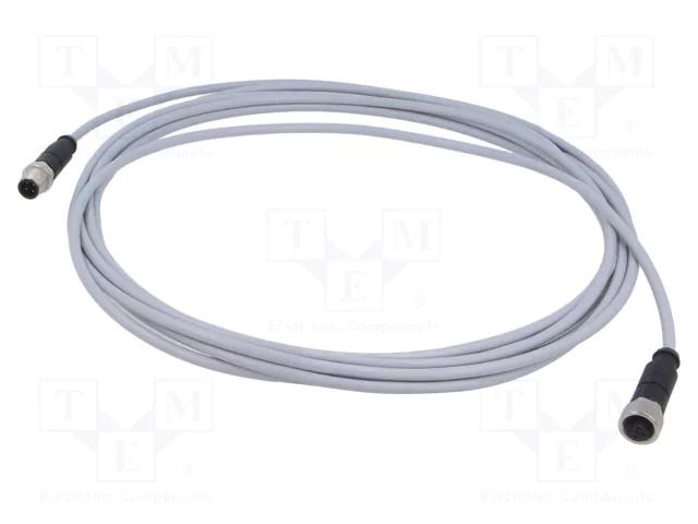 Cable: for sensors/automation; PIN: 5; plug; PVC; 5m HARTING C21320000000009