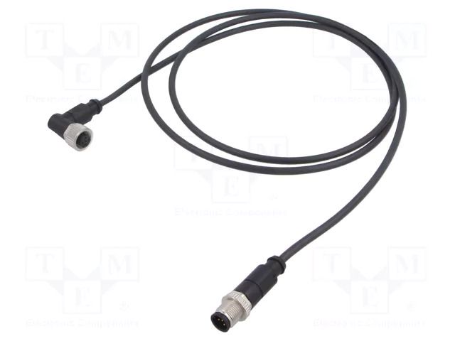 Cable: for sensors/automation; PIN: 5; plug; PUR; 1.5m HARTING C21320000000107
