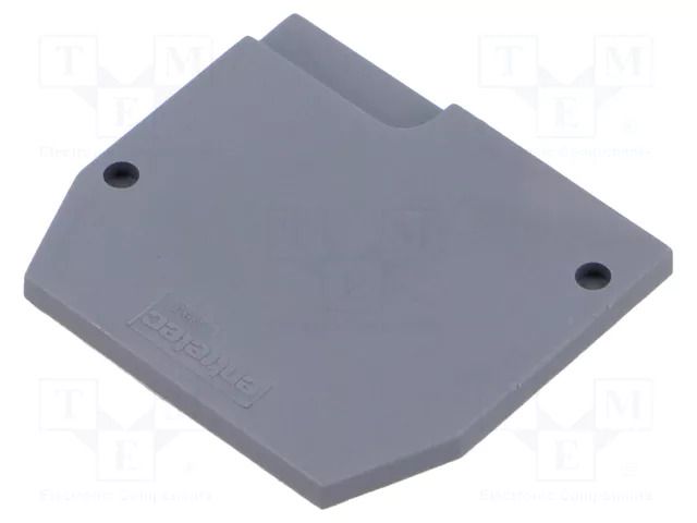 Separating plate; dark grey; -55÷110°C; UL94V-0; Entrelec TE Connectivity 1SNA118368R1600