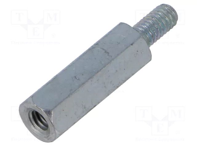 Screwed spacer sleeve; 20mm; Int.thread: M4; Ext.thread: M4 BM GROUP BMQSMS020M4