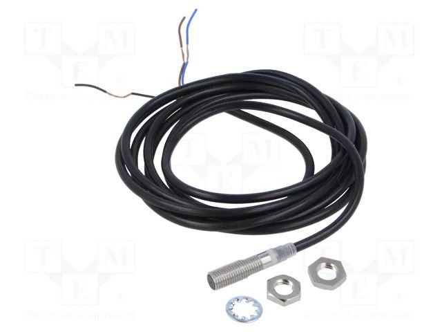 Sensor: inductive; OUT: PNP / NC; 0÷2mm; 10÷30VDC; M8; 2m; IP67 OMRON E2E-X2B28-2M