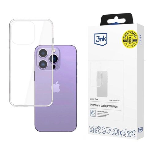 Case for iPhone 14 Pro Max series 3mk Armor Case - transparent, 3mk Protection 5903108476850 5903108476850