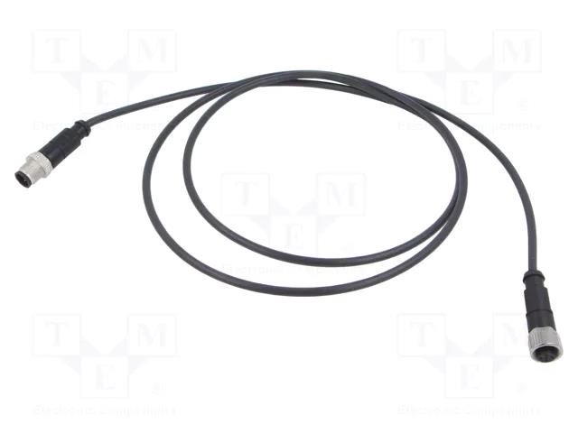 Cable: for sensors/automation; PIN: 5; plug; PUR; 1.5m HARTING C21320000000030