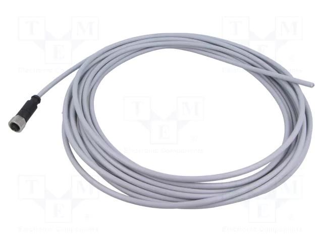 Connector: M12; plug; female; PIN: 5; straight; cables; 7.5m HARTING C21320000000102