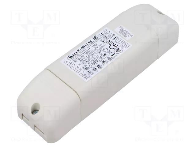 Power supply: switching; LED; 2÷47VDC; 350÷900mA; 220÷240VAC; IP20 TCI 122260-JOLLY