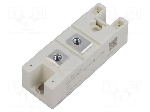 Module: diode; single diode; 1.6kV; If: 160A; SEMIPACK2; A24; screw SEMIKRON DANFOSS SKKE162/16