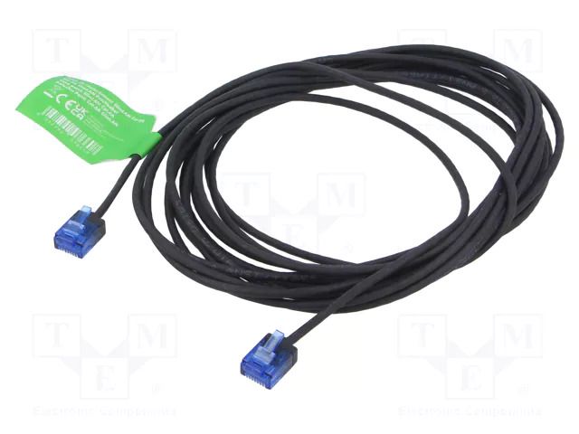 Patch cord; U/UTP; Cat: 6a; RJ45 plug,both sides; stranded; Cu; 5m LOGILINK CQ3073U