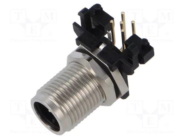 PIN: 5; male; for panel mounting,front side nut CONEC 43-01207