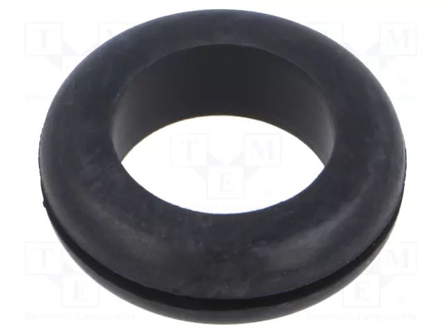 Grommet; Ømount.hole: 27mm; Øhole: 21mm; black; -40÷125°C; EPDM ESSENTRA ESS-10284933