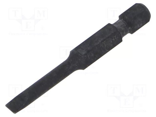 Screwdriver bit; slot; 4x0.5mm; Overall len: 50mm KING TONY KT-715004S2