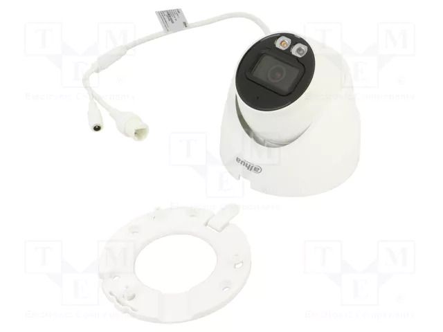 Camera: CCTV IP; twistable; 2Mpx; Dim: Ø109.9x100.9mm; IP67; 12VDC DAHUA 6923172568571