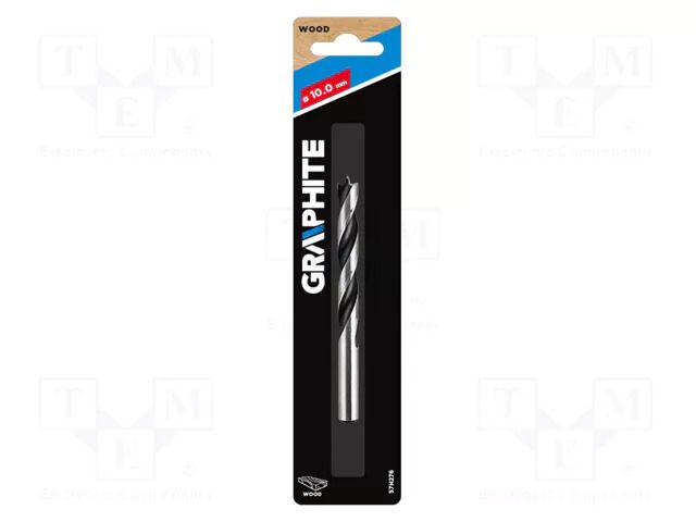 Drill bit; for wood; Ø: 10mm; L: 120mm GRAPHITE 57H276