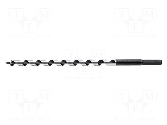 Drill bit; for wood; Ø: 12mm; L: 250mm GRAPHITE 57H358