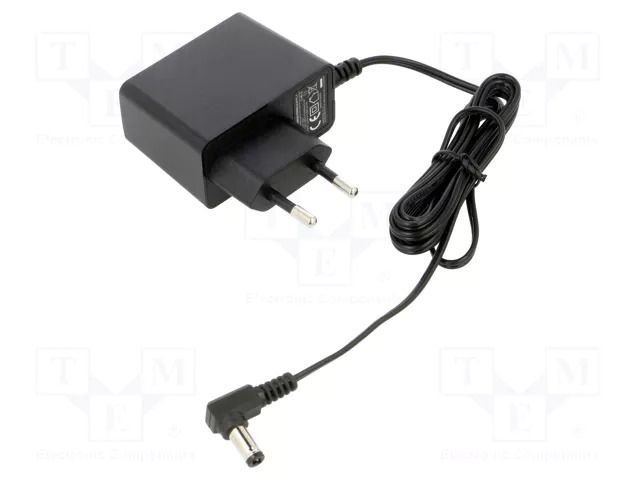 Power supply: switching; mains,plug-in; 12VDC; 1A; 12W; 84%; angled ESPE E12-1212-252