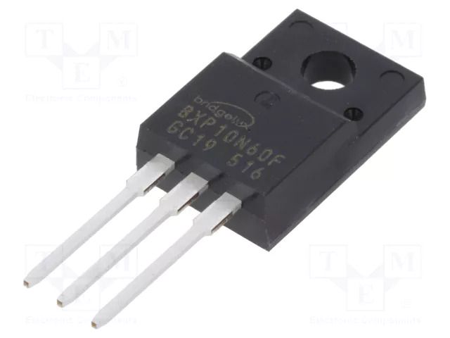 Transistor: N-MOSFET; unipolar; 600V; 10A; Idm: 40A; 48W; TO220F BRIDGELUX BXP10N60F