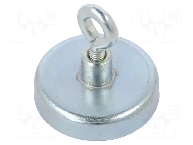 Magnet: permanent; hard ferrite; 80N; 32mm; with eyelet ELESA+GANTER GN50.6-HF-32-B