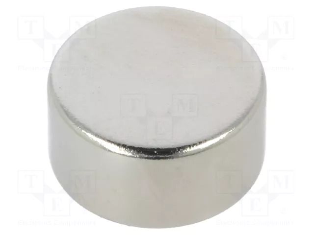 Magnet: permanent; neodymium; 33N; Ø: 12mm; H: 6mm ELESA+GANTER GN55.2-ND-12-6