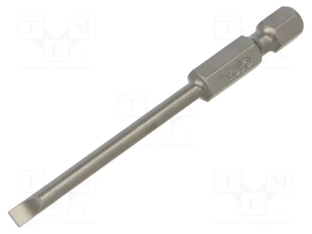 Screwdriver bit; slot; 3.5x0.6mm; Overall len: 70mm FELO FL03031710