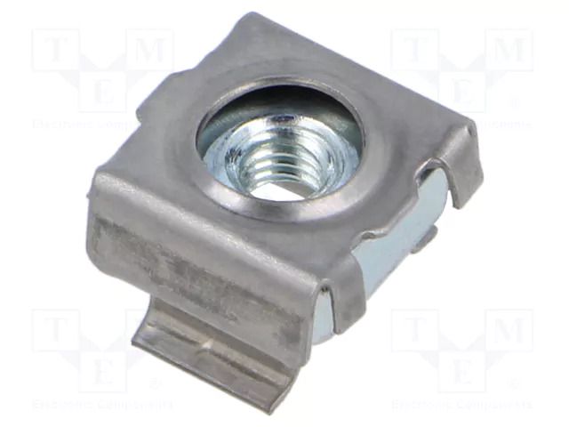 Nut; cage; M4; A2 stainless steel; BN 3307 BOSSARD B4/1.7-2.7/BN3307