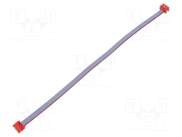 Ribbon cable with connectors; Tape ph: 1.27mm; PIN: 4; Len: 0.2m TE Connectivity 2205068-3