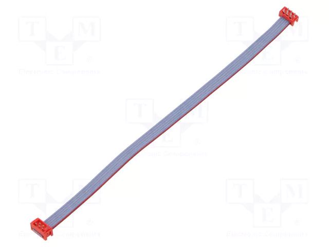 Ribbon cable with connectors; Tape ph: 1.27mm; PIN: 6; Len: 0.2m TE Connectivity 2205069-3
