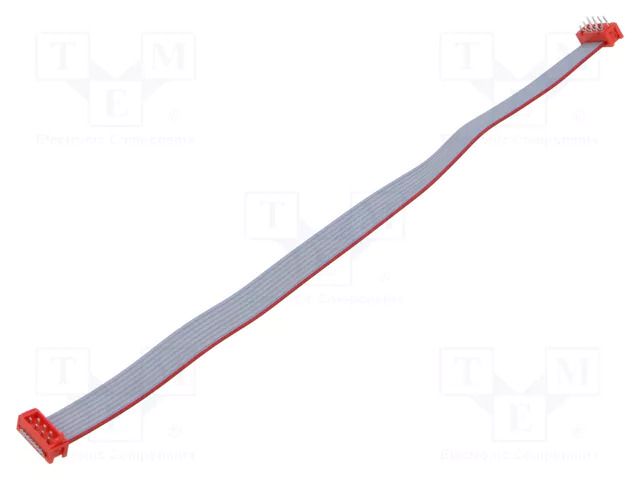 Ribbon cable with connectors; Tape ph: 1.27mm; PIN: 8; Len: 0.2m TE Connectivity 2205070-3