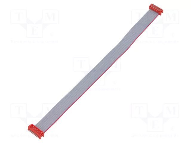 Ribbon cable with connectors; Tape ph: 1.27mm; PIN: 10; Len: 0.2m TE Connectivity 2205071-3