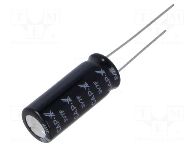Supercapacitor; THT; 7F; 3VDC; -10÷30%; Ø10x25mm; -40÷65°C; EDLC CAP-XX GY13R010025V705R