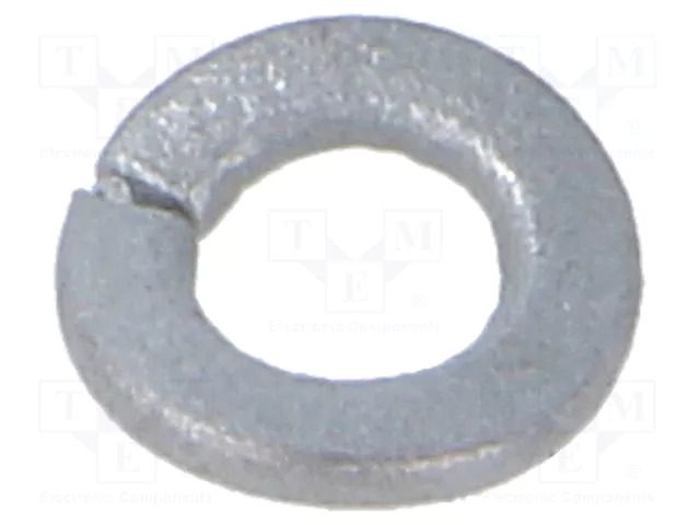 Washer; spring; M3; D=6.2mm; h=1.1mm; steel; Plating: zinc; DIN 128A BOSSARD B3/BN769