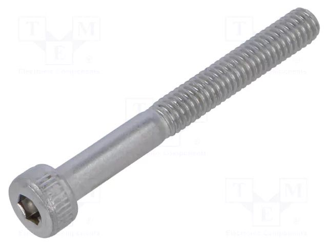 Screw; M4x35; 0.7; Head: cheese head; hex key; A2 stainless steel BOSSARD B4X35/BN611