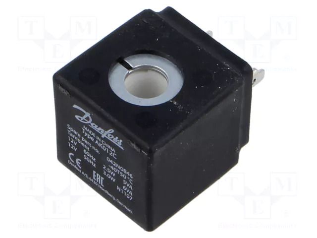 Accessories: coil for solenoid valve; 12VAC; IP00; -40÷50°C; 3W DANFOSS 042N0846