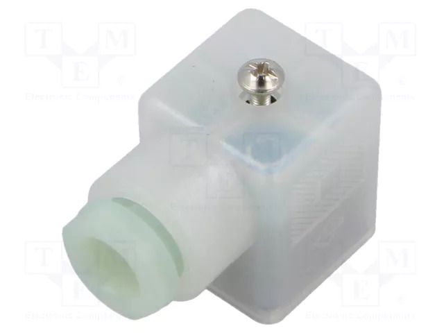 Connector: valve connector; plug; form A; 18mm; female; PIN: 4; 10A BINDER 43-1732-145-04
