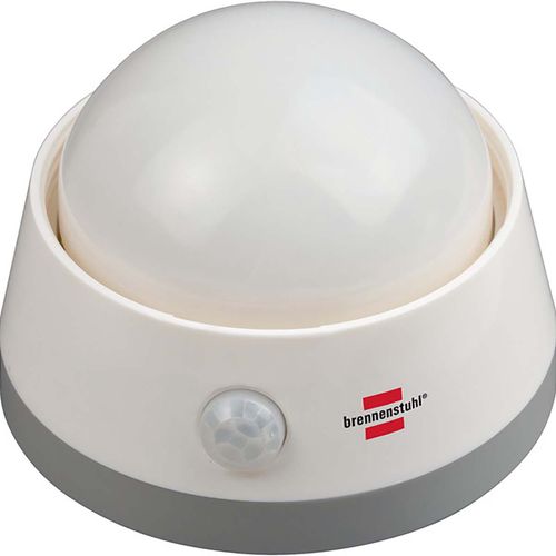 LED night light / orientation light with infrared motion detector (soft light incl. push switch and batteries) white 1173290 4007123637683