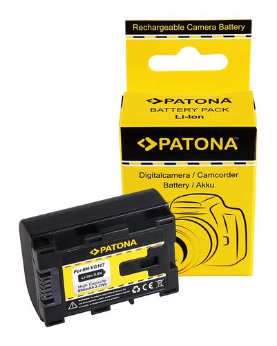 PATONA battery f. JVC BN-VG107 BN-VG107AC BN-VG107E BN-VG107EU GZ-G5 GZ-GX1, PATONA 1175 4260317092037