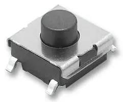 TACTILE SW, 0.05A, 24VDC, 100GF, SMD B3FS-1010P BY OMZ