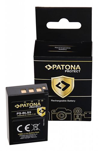 PATONA PROTECT Battery f. Olympus BLS5 E-P3 E-PL2 PEN E-PL3 E-PM1, PATONA 11925 4055655222082