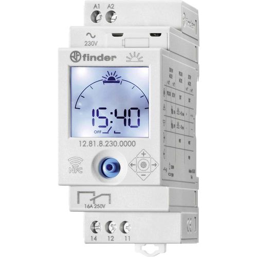 Timer astronomical, 250VAC/16A SPDT; DIN; 12.81.8.230.0000 8012823371443