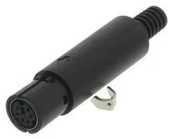 CIRCULAR, JACK, MINI-DIN, 6 WAY, CABLE MJ-372/6