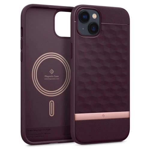 Caseology Parallax Mag case with MagSafe for iPhone 14 Plus - burgundy, Spigen 810083831619 810083831619