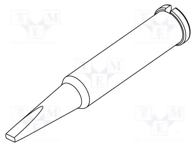 Tip; chisel; 1.8mm; for  soldering iron,for soldering station ERSA ERSA-0102CDLF18L