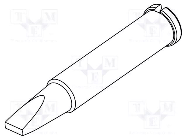 Tip; chisel; 3.2mm; for  soldering iron,for soldering station ERSA ERSA-0102CDLF32
