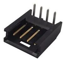HEADER, SHROUDED, RIGHT ANGLE, 4WAY 280378-2